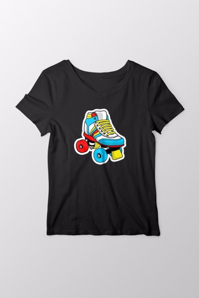 Roller on T-shirt